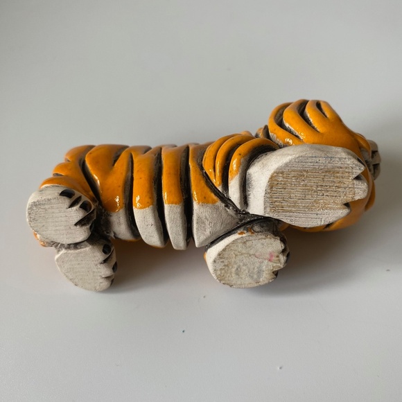 Artesania Rinconada Tiger Figurine Collectible 1990s Vintage - Picture 7 of 9